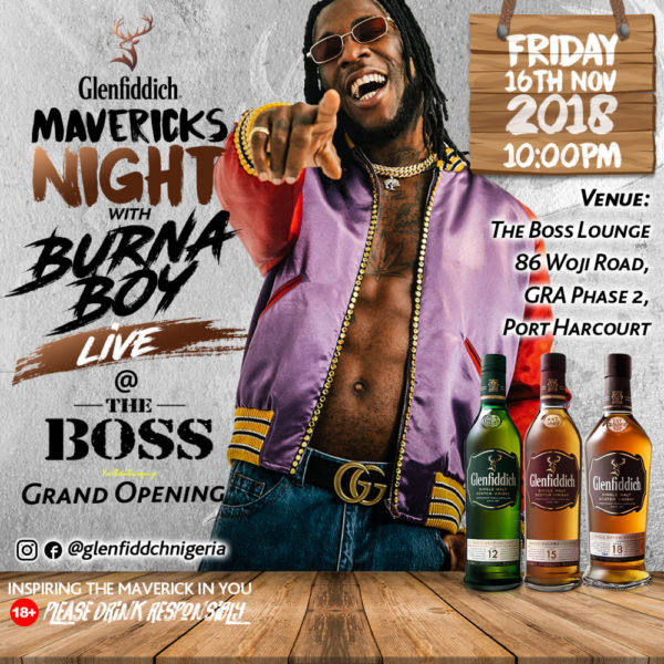 Burna Boy at #MavericksNight Party