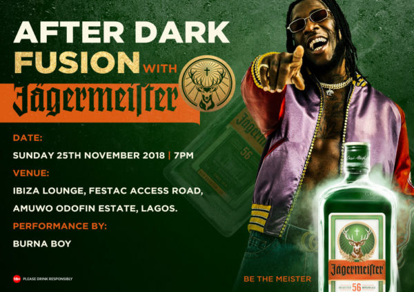  Jägermeister with Burna Boy