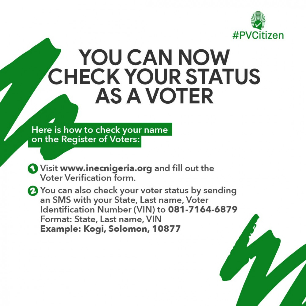 PVCitizen You Can Check to Confirm Your PVC Registration BellaNaija