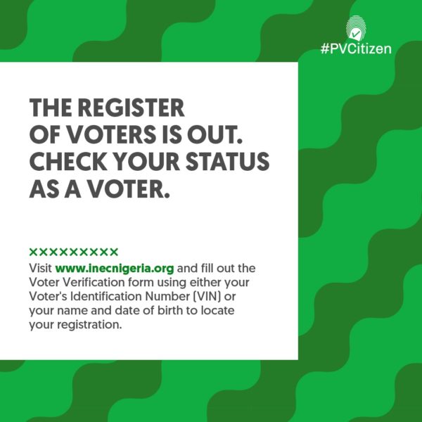 #PVCitizen: Check the Voters Register to Confirm Your Registration | BellaNaija