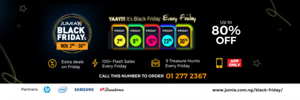 Jumia Black Fridays Campaign Banner