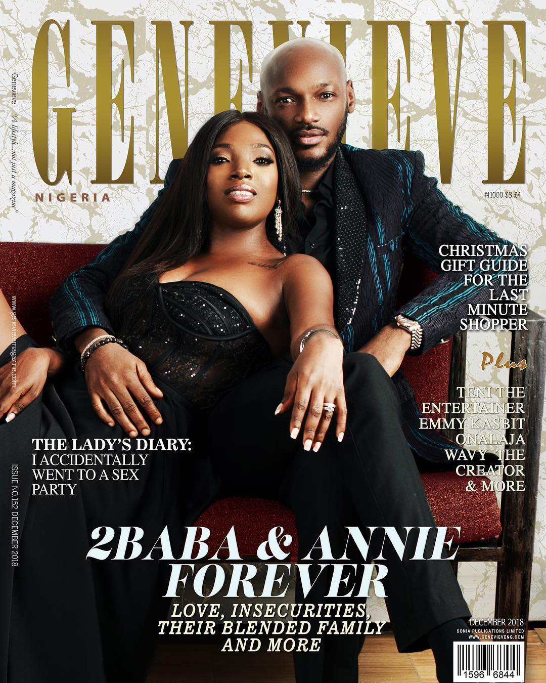 2Baba & Annie talk  Blended Family in Genevieve Magazine’s December Issue!