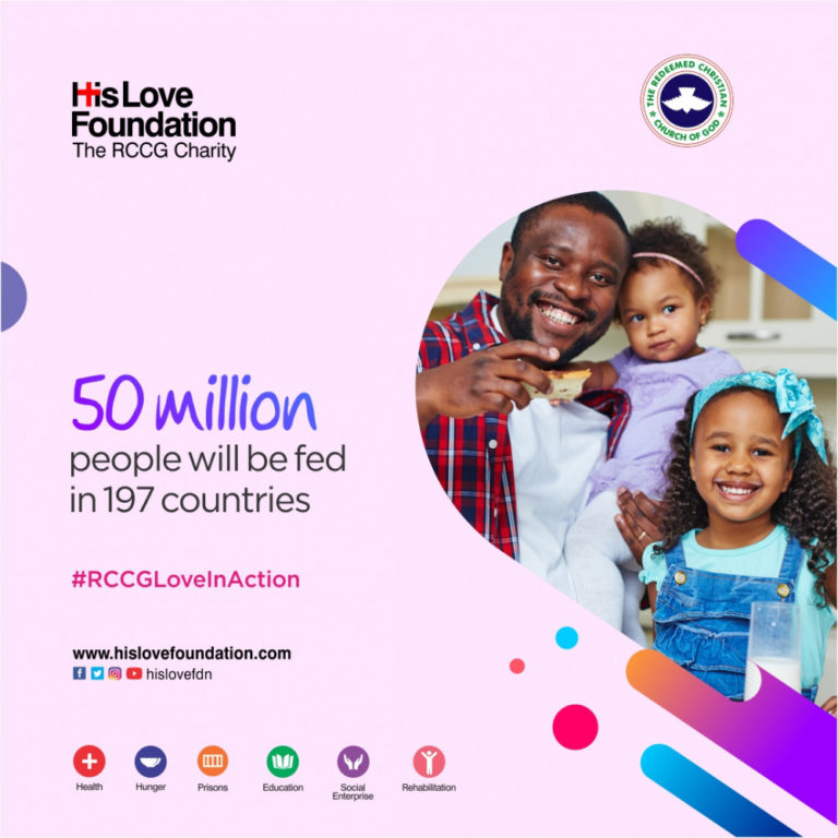 His Love Foundation RCCG's Initiative to Impact & Change Lives
