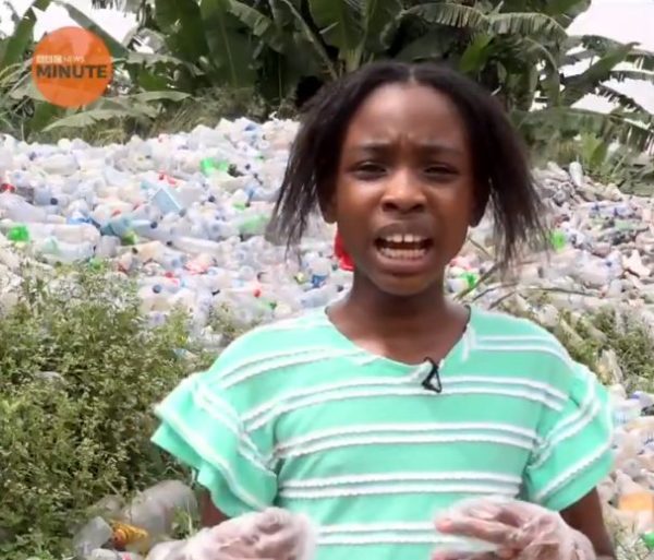 This 11-Year-Old Girl is on a mission to rid Lagos of its Environmental Waste | BellaNaija