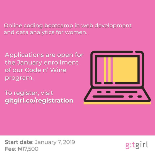 Code N’ Wine Coding Bootcamp by GitGal