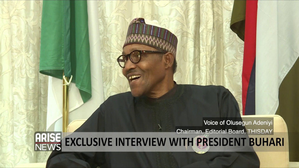 Watch The Arise Tv Interview With President Buhari People