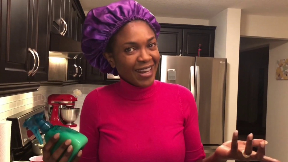 Omoni Oboli share her Homemade Recipe for treating Dandruff/Dry Scalp