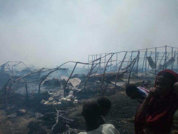 Children Allegedly Die in Borno IDP Camp Fire | BellaNaija