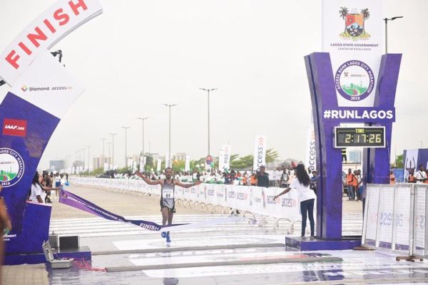 Ethiopian Sintayehu Legese wins Access Bank Lagos City Marathon | BellaNaija