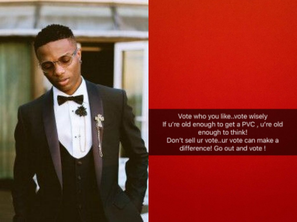 This is Wizkid’s Message to Voters ahead of the 2019 Elections
