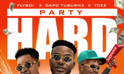 Flyboi ft. Ycee and Dapo Tuburna Party Hard cover art