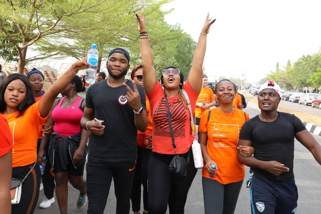 Project PINK BLUE marched with over 3,000 Nigerians to Advocate for ...
