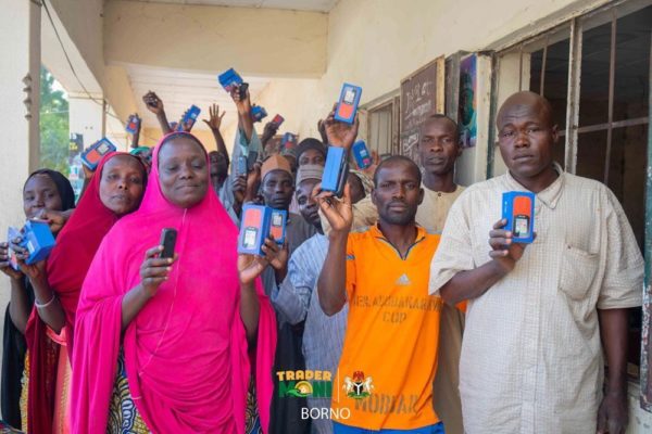 TraderMoni Beneficiaries with Free Phones