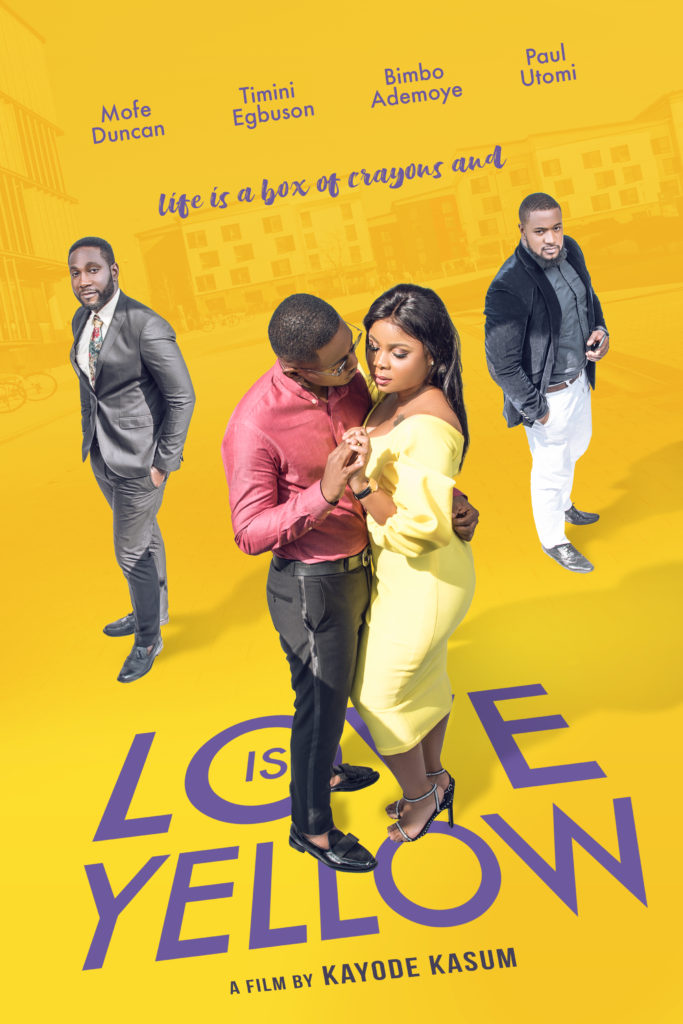 WATCH the Trailer for "Love Is Yellow" starring Timini Egbuson, Bimbo