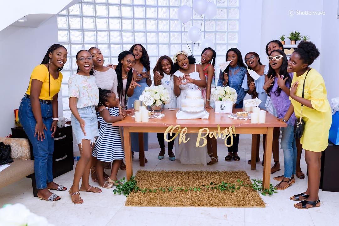 jaiyeorie + Tuke Morgan's ethereal Baby Shower