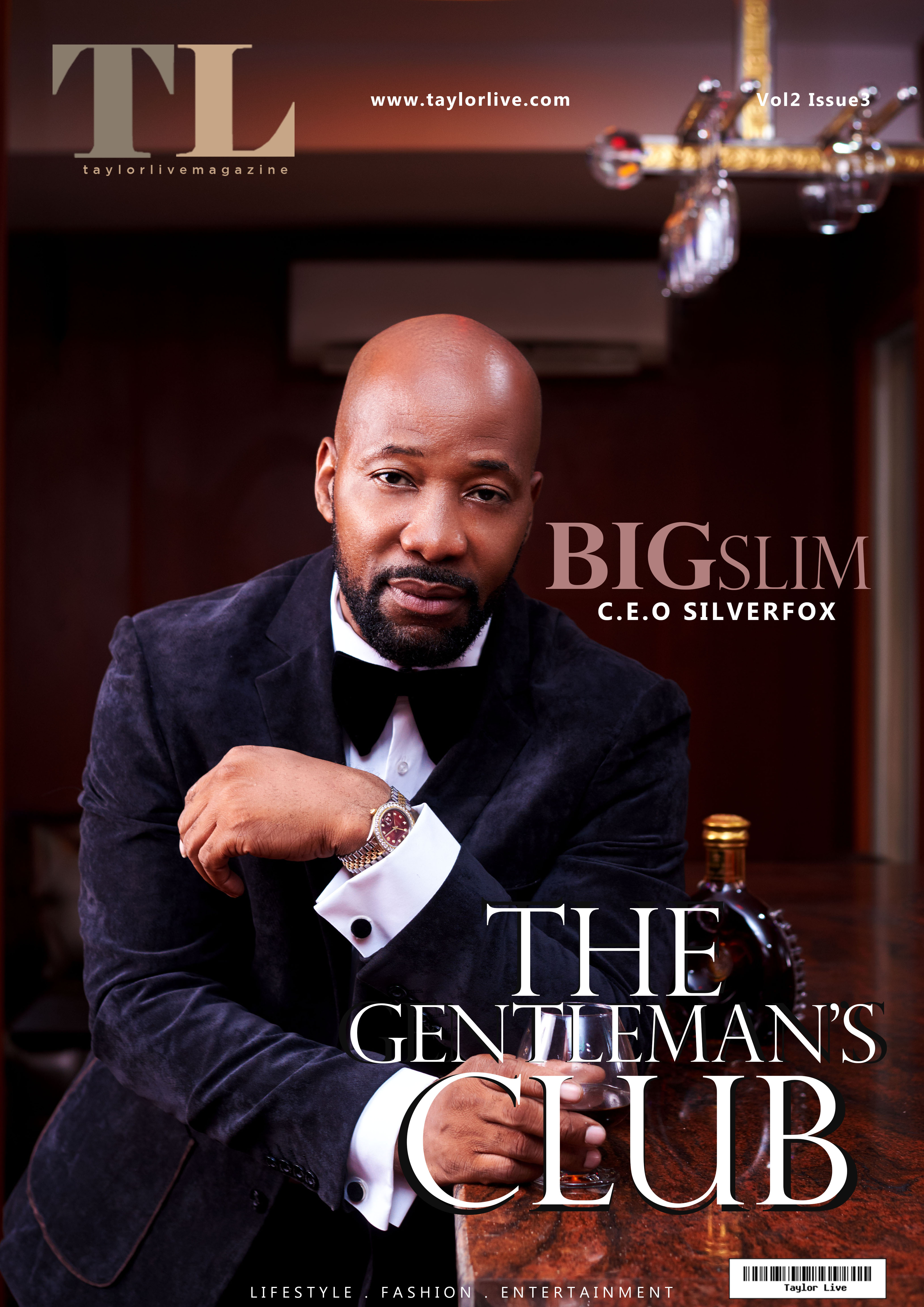 "The Gentlemen's Club" Big Slim covers Taylor Live Magazine’s Latest Issue | BellaNaija