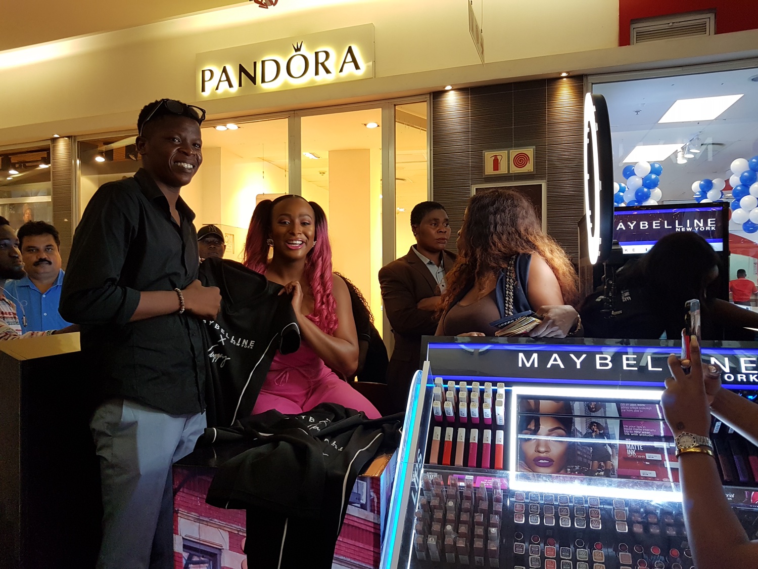 jaiyeorie + #MaybellinexCuppyLive DJ Cuppy Parties with @Maybelline Customers in Nigeria at  Ikeja City Mall, Lagos @cuppymusic 