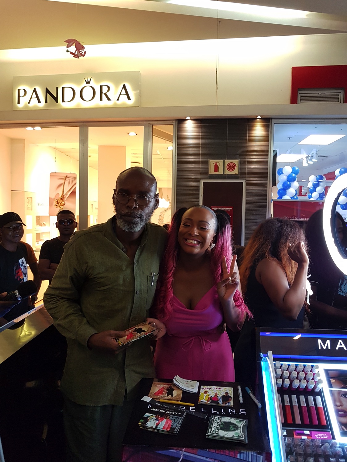 jaiyeorie + #MaybellinexCuppyLive DJ Cuppy Parties with @Maybelline Customers in Nigeria at  Ikeja City Mall, Lagos @cuppymusic 