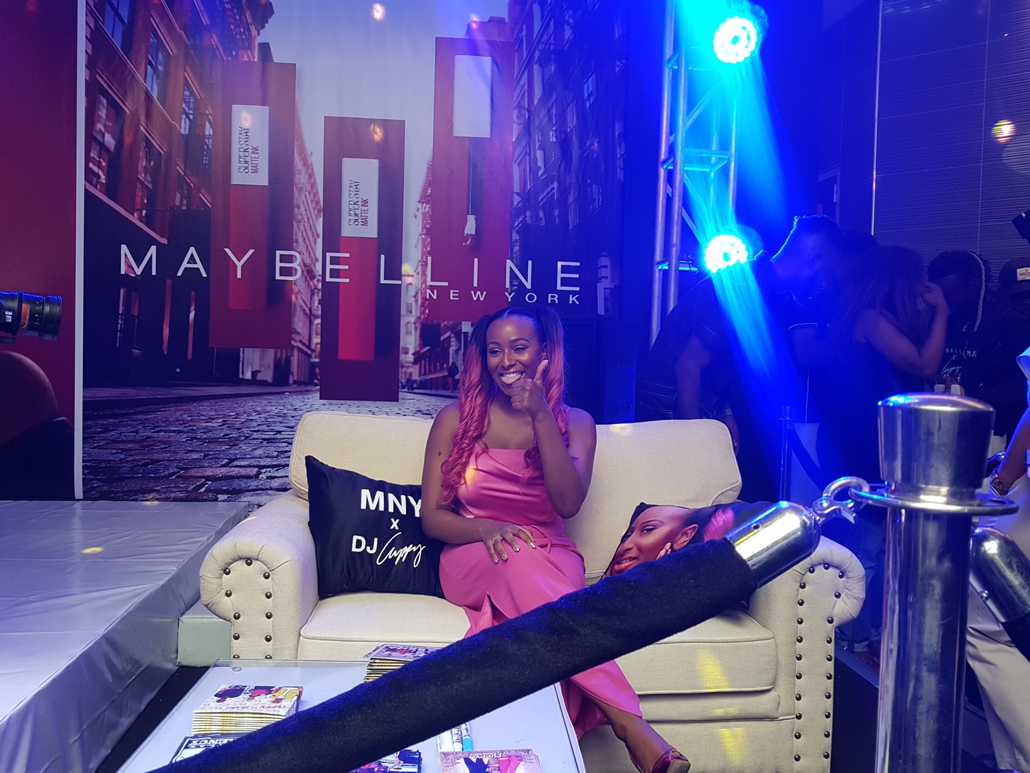 jaiyeorie + #MaybellinexCuppyLive DJ Cuppy Parties with @Maybelline Customers in Nigeria at  Ikeja City Mall, Lagos @cuppymusic 