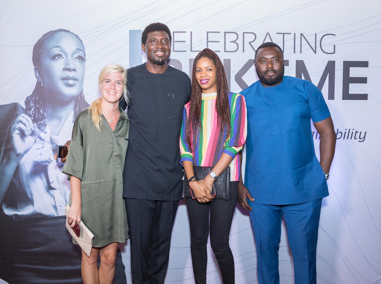 (L-R) Nues Fuster; Meka Olowola; Hadiza Adukonu and Senyo Adukonu