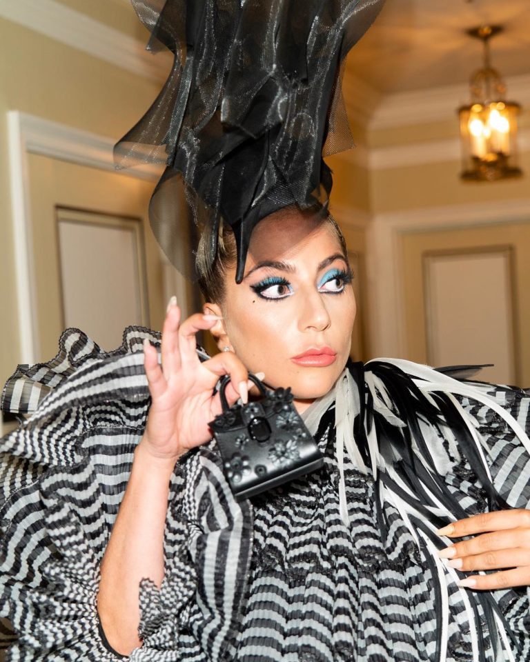 Lady gaga s over the top look at pre met gala dinner