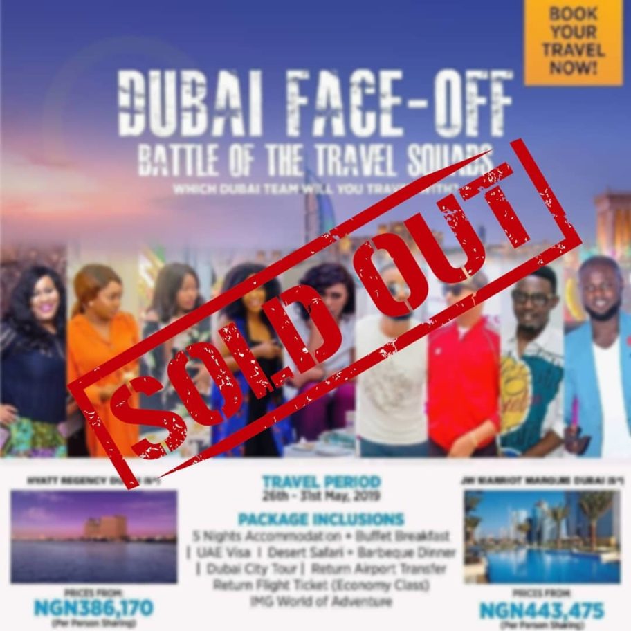ALMOST HERE! Get Excited about the DubaiFaceOff Special Trip with Uche