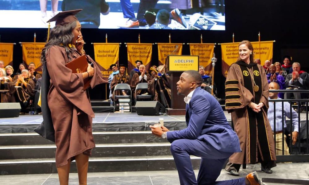 Bell Ringer Graduation She Got a Ring and a Degree in a Day! See this Cute #BNBling Moment