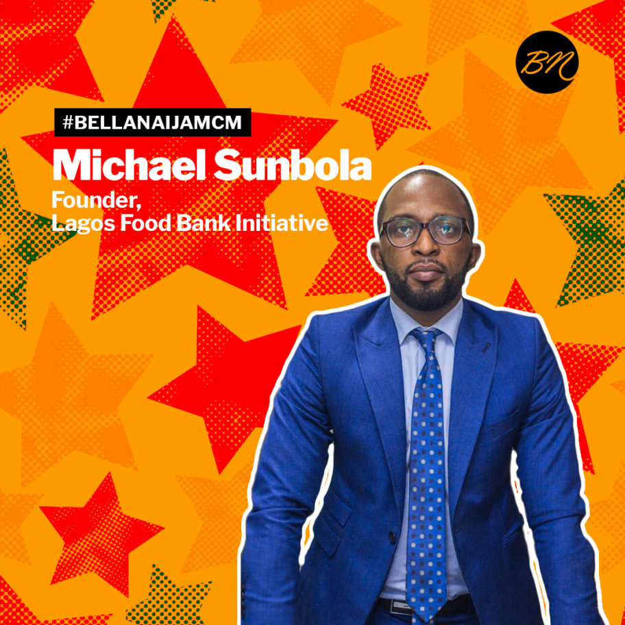 #BellaNaijaMCM Michael Sunbola of Lagos Food Bank ...