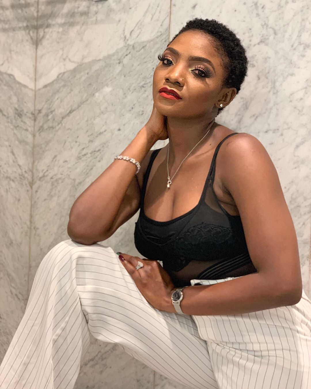 Simi Vows To Arrange Boys To Beat Anyone That Bullies Her Daughter 