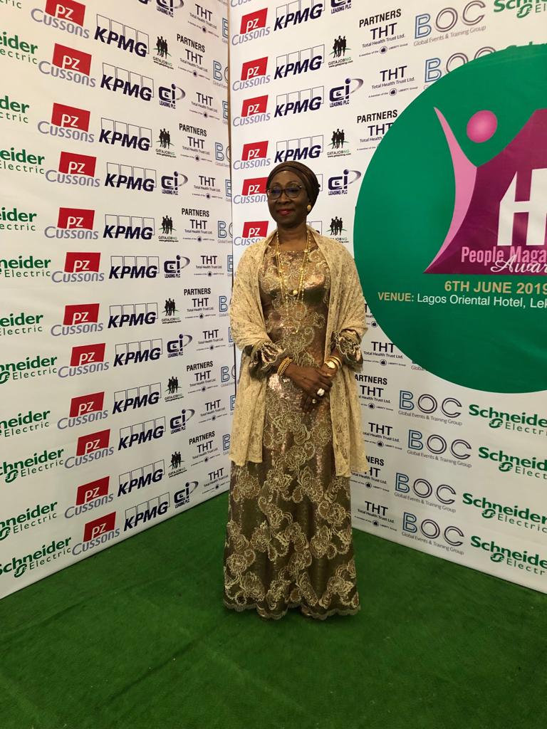 WISCAR Founder Amina Oyagbola was honoured with the HR People Magazine ...
