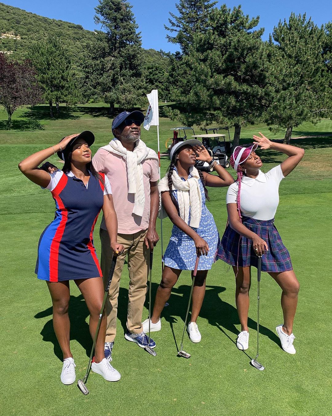 Family Goals ??! Femi Otedola is on Vacation with Daughters DJ Cuppy ...