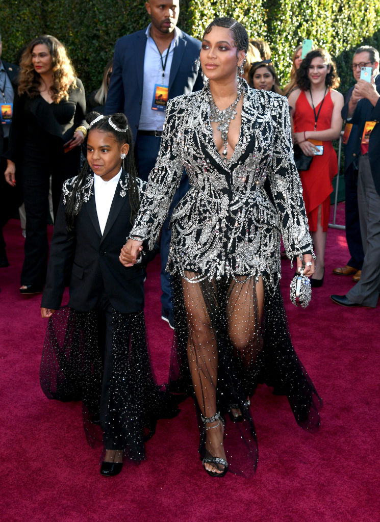 Beyonce Blue Ivy are Twinning in Matching Outfits at