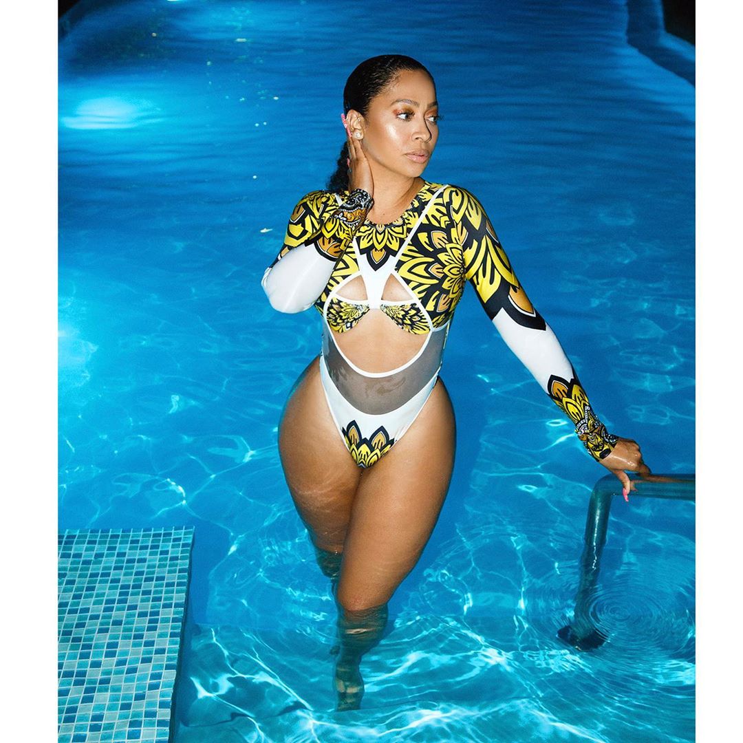 La La Anthony took to her Instagram page to draw attention to her glowing s...