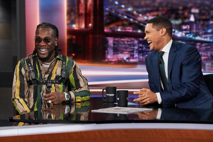 Burnaboy Performs On Trevor Noah’s Daily Show