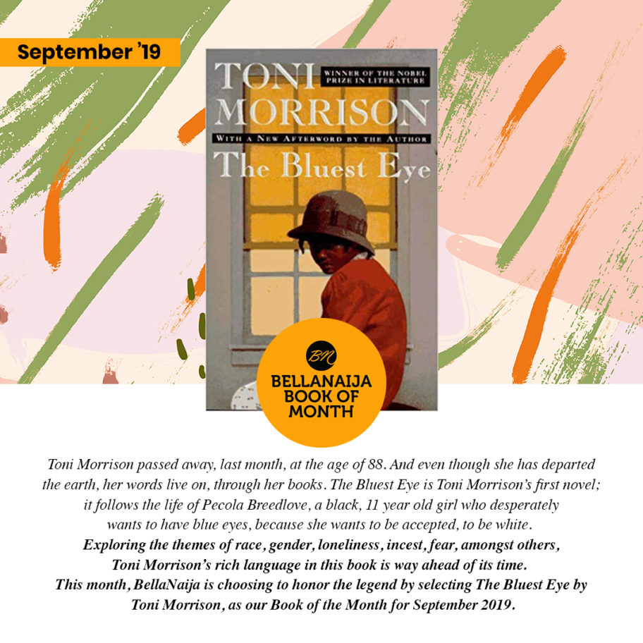 BN Book of the Month: The Bluest Eye by Toni Morrison | BellaNaija