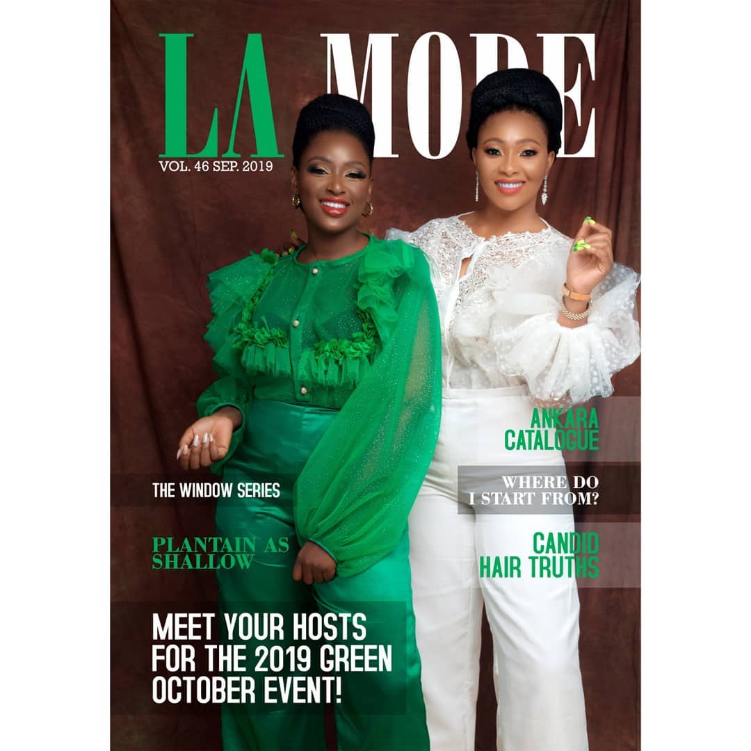 Mus Onderzoek solidariteit LA Mode Magazine Unveils Lilian Esoro & Chinonso Arubayi as Hosts of 2019  Green October Event | BellaNaija