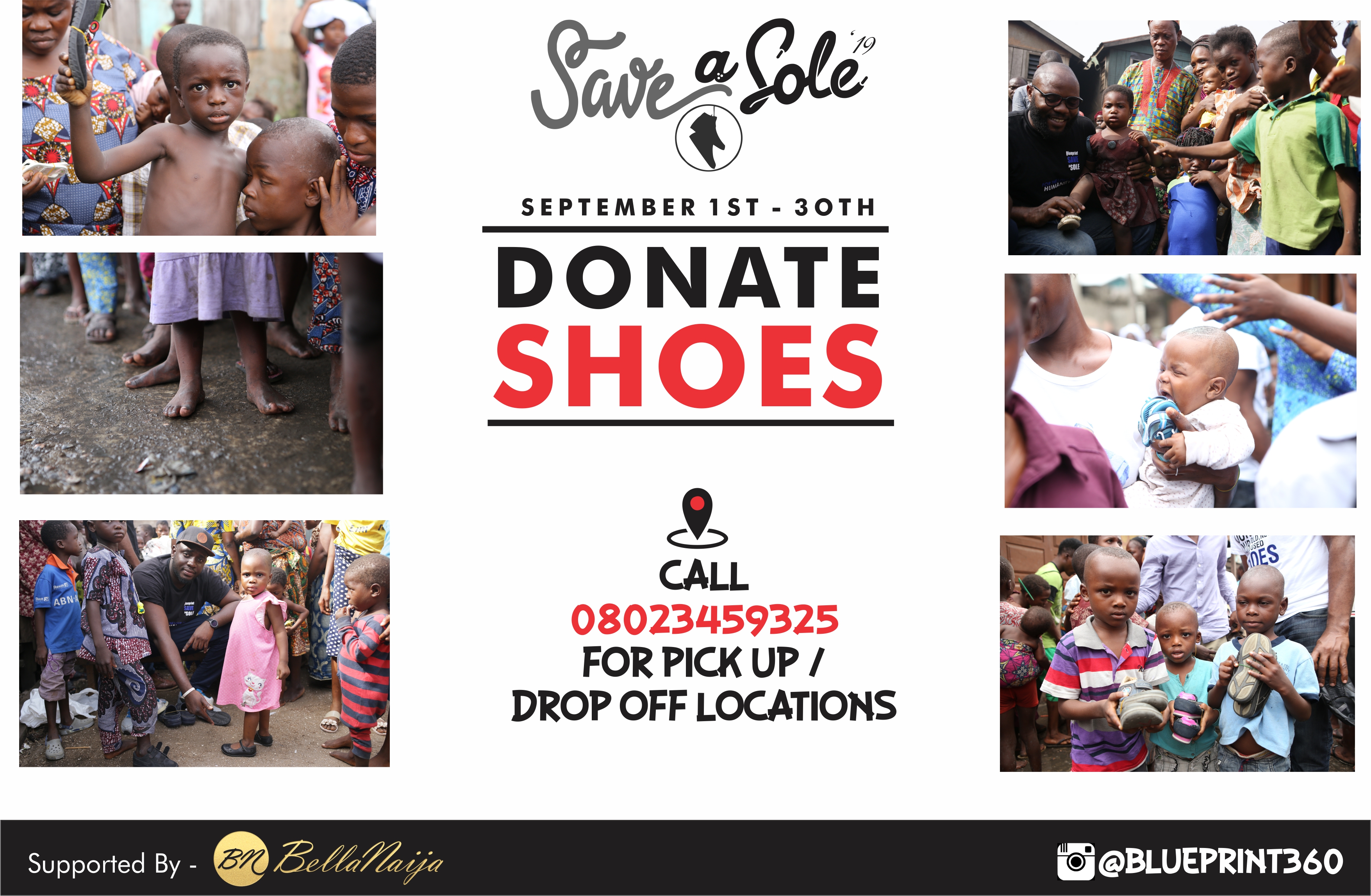 Blueprint Save A Sole Shoes Charity Project