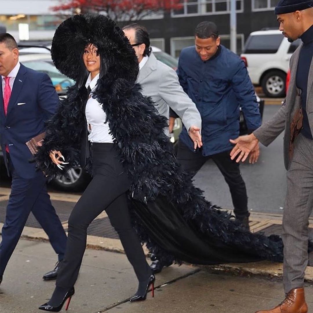 Cardi B arrives Home to a Huge Adidas x 