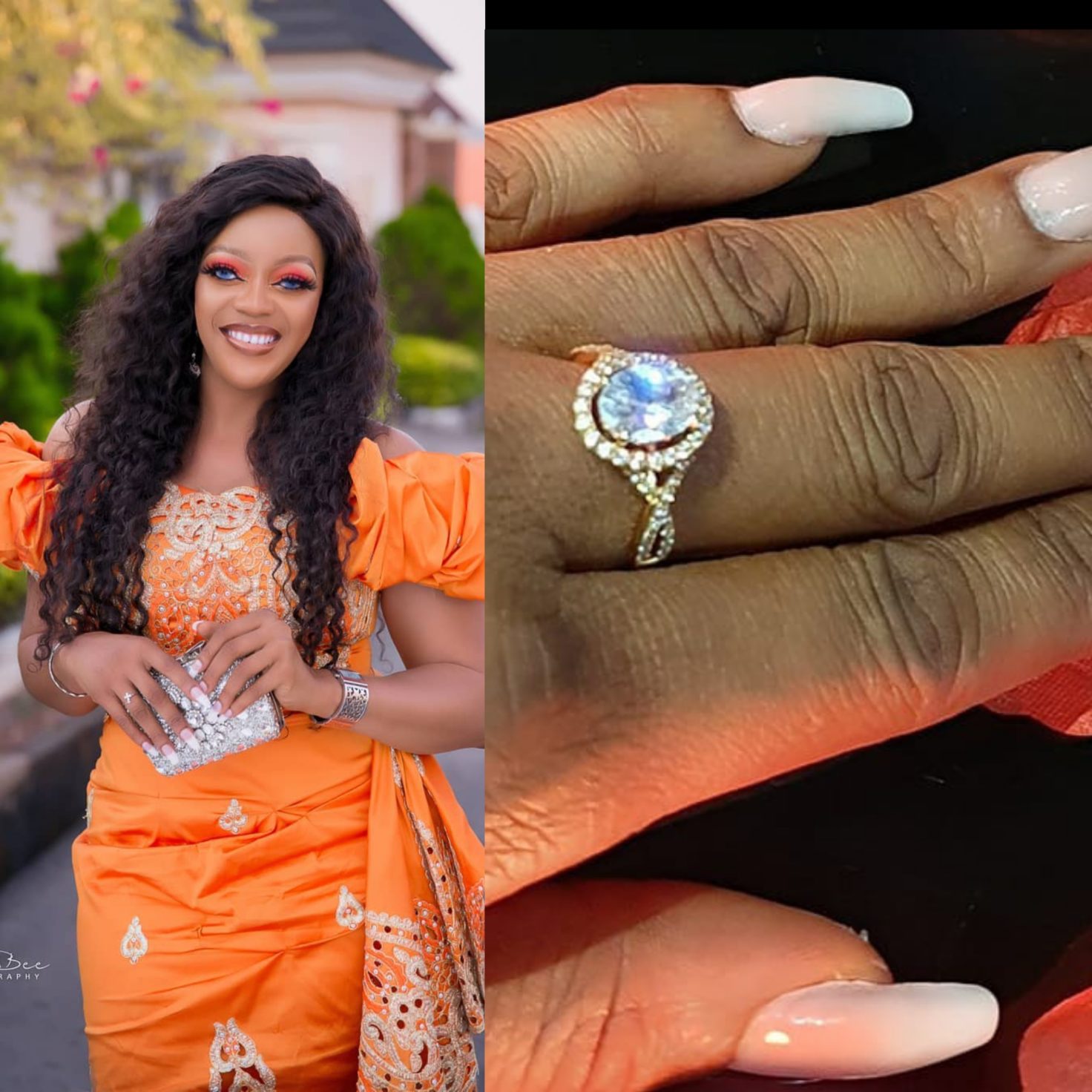 Actress Eve Esin's Beau Liked It, So He Put A Ring On It ? BellaNaija