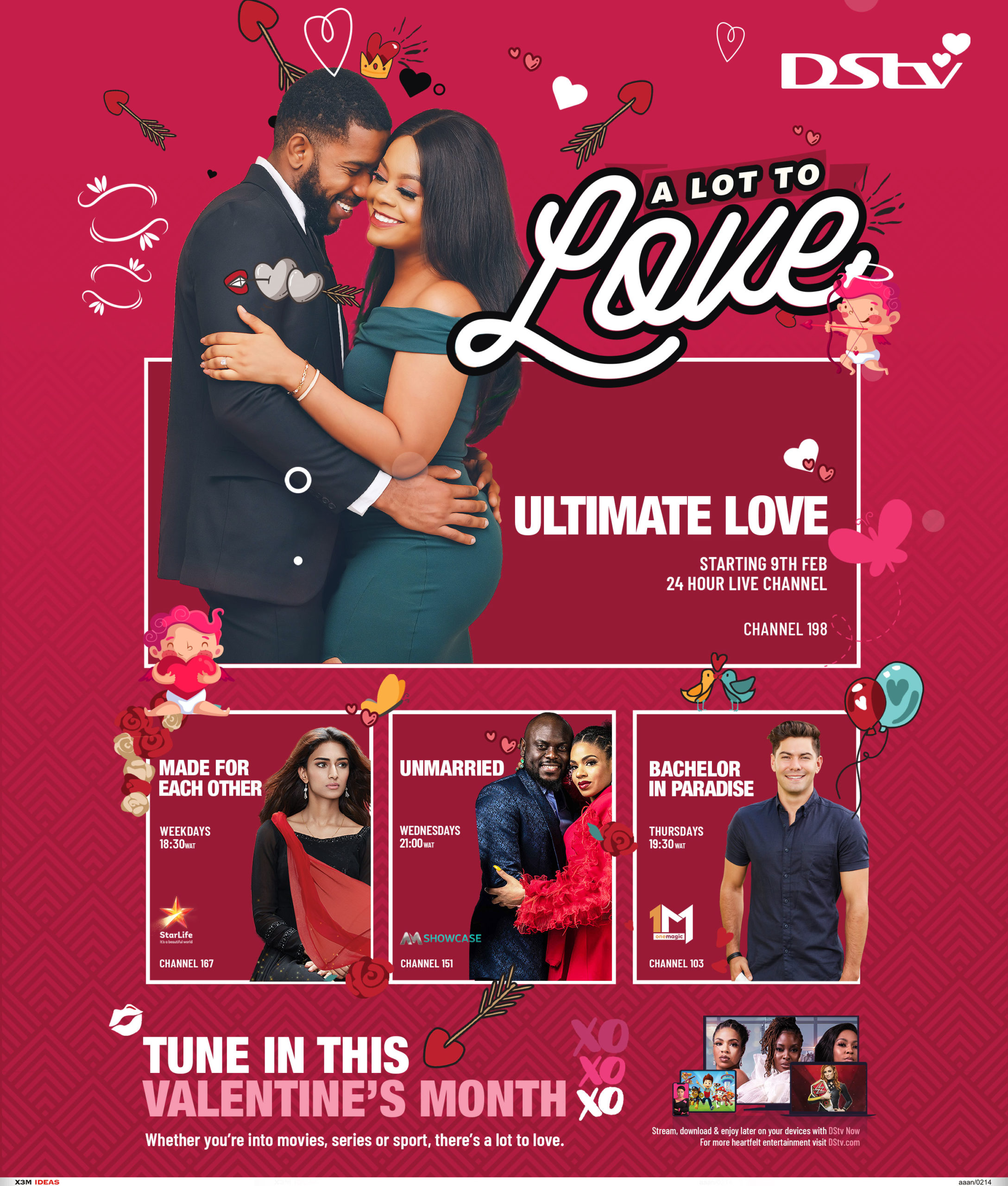 DStv Month of Love programs