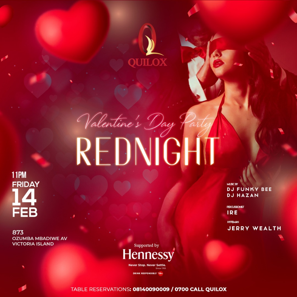 It's the Club Quilox Valentine weekend 