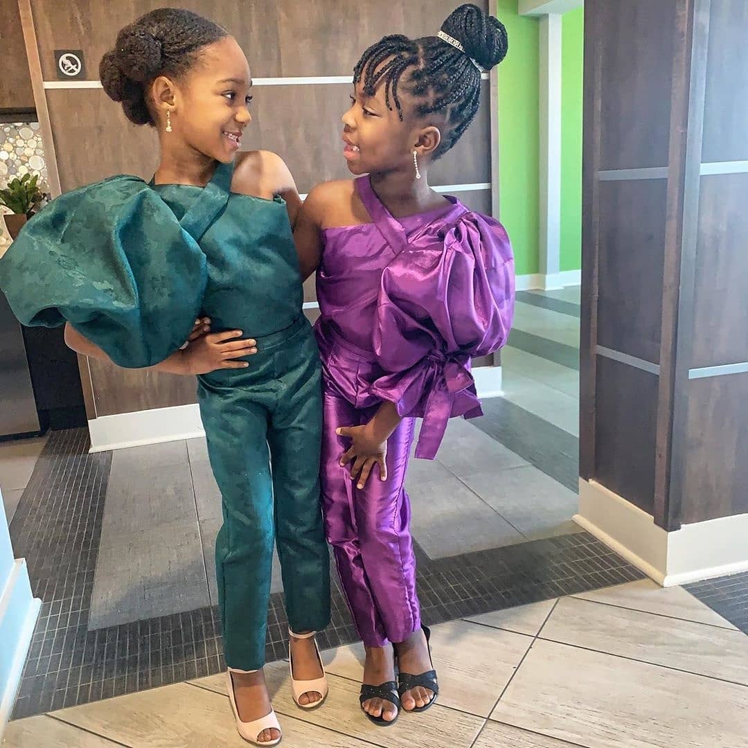 Young Queens recreate Chimamanda Ngozi Adichie And Lupita Nyong’o’s Outfits...