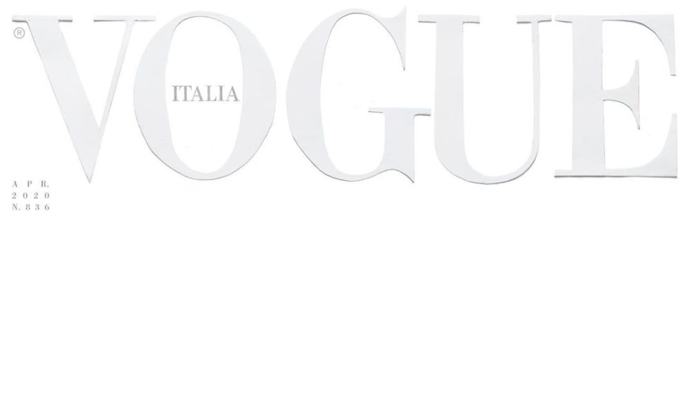 Vogue Italia is Making a Powerful Statement with it's firstever Blank