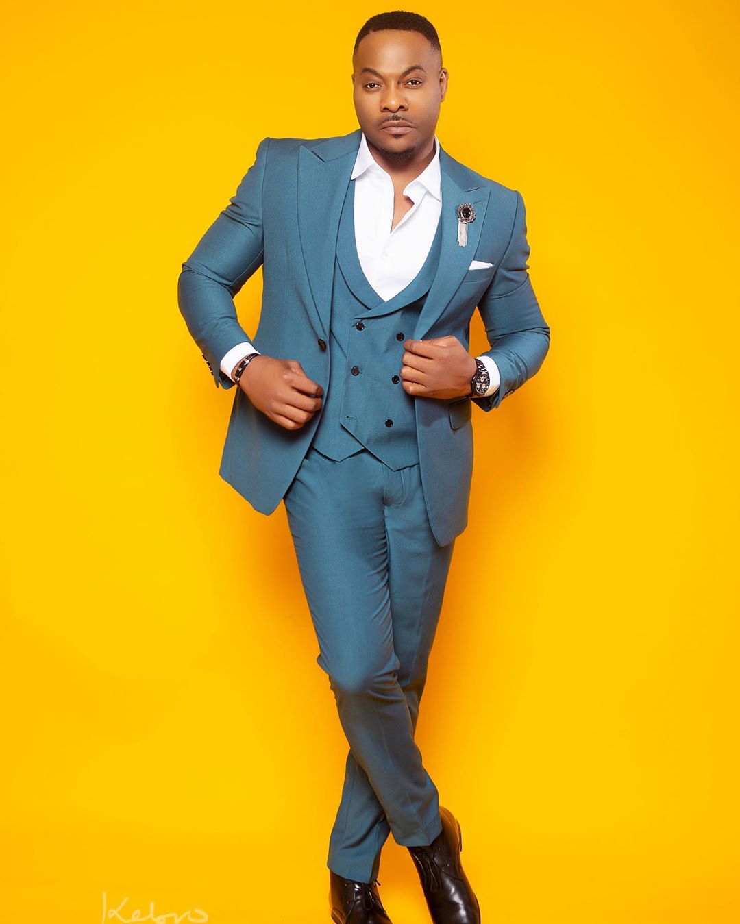 The dream came true" Bolanle Ninalowo is spending his Birthday with his Wife & Kids for the First Time in 10 Years | BellaNaija
