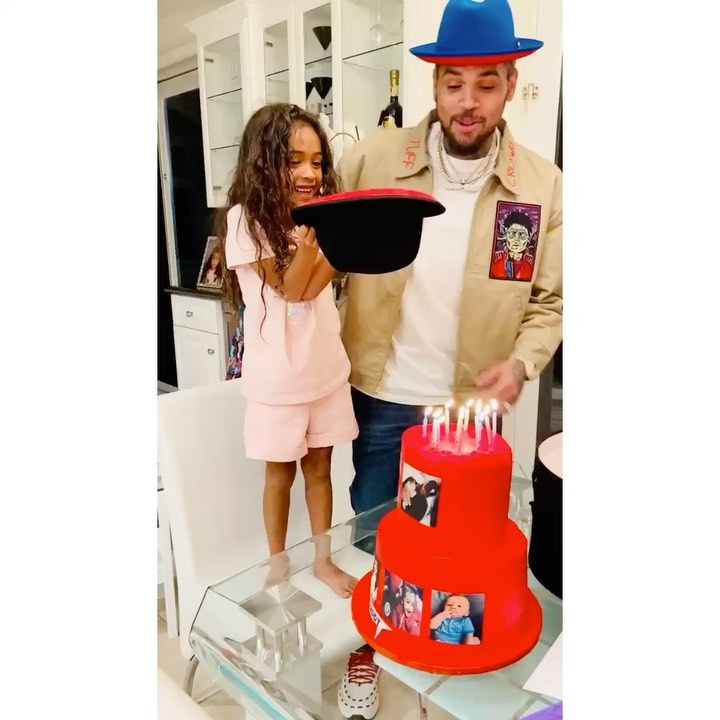 Chris Brown had the Sweetest Birthday Celebration all thanks to his Daughter Royalty