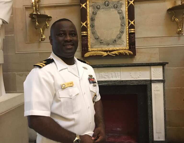 Lt. Victor Agunbiade Gets a Commendation Medal for His Meritorious ...