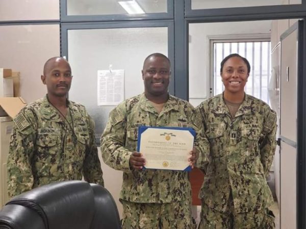 Lt. Victor Agunbiade Gets a Commendation Medal for His Meritorious ...