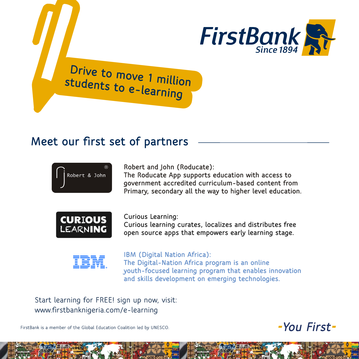 To Foster Continuous learning, FirstBank launches e-learning