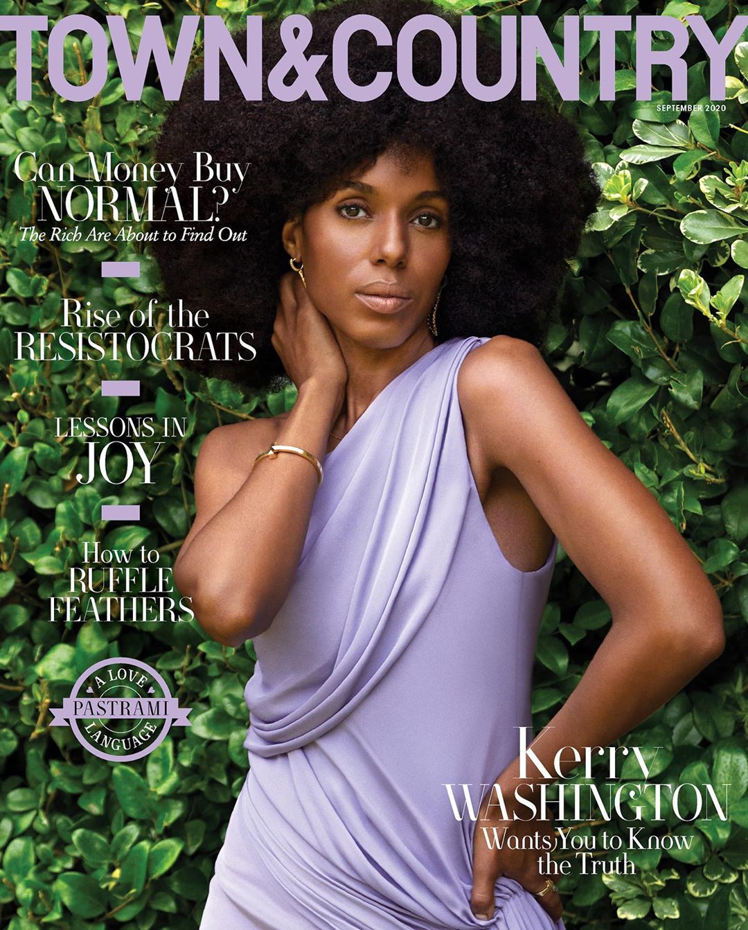 Kerry Washington on the Cover of Town and Country Magazine’s September Issue jaiyeorie