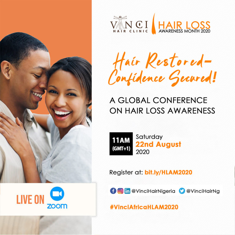 Vinci Hair Clinic set to host Africa’s First Hair Loss Conference
